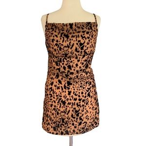 Lulu’s Leopard Mini Dress size XS